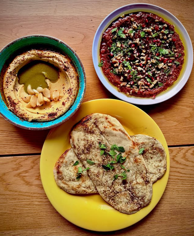 Hummus dish at Supergeil