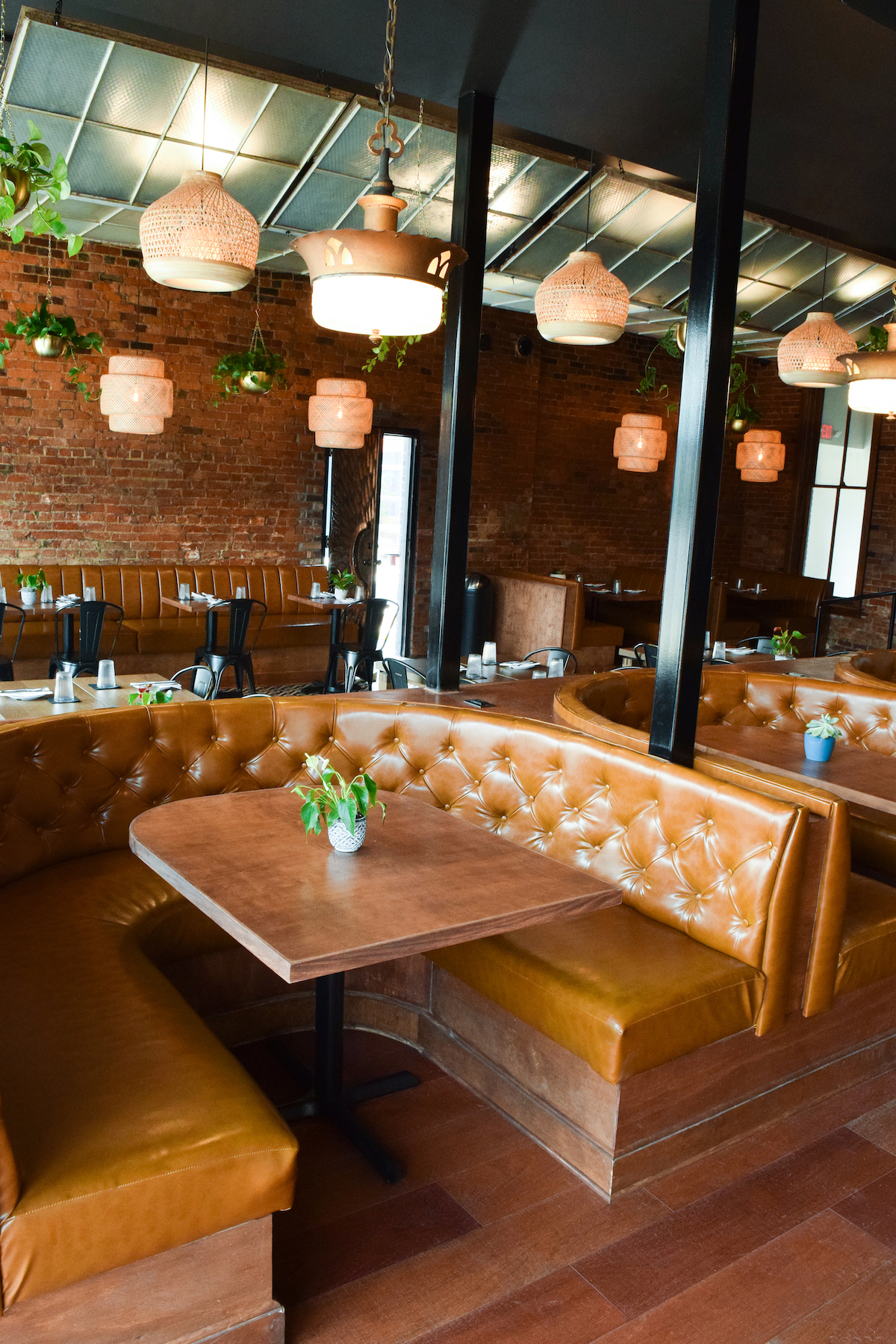 Interior of Supergeil restaurant